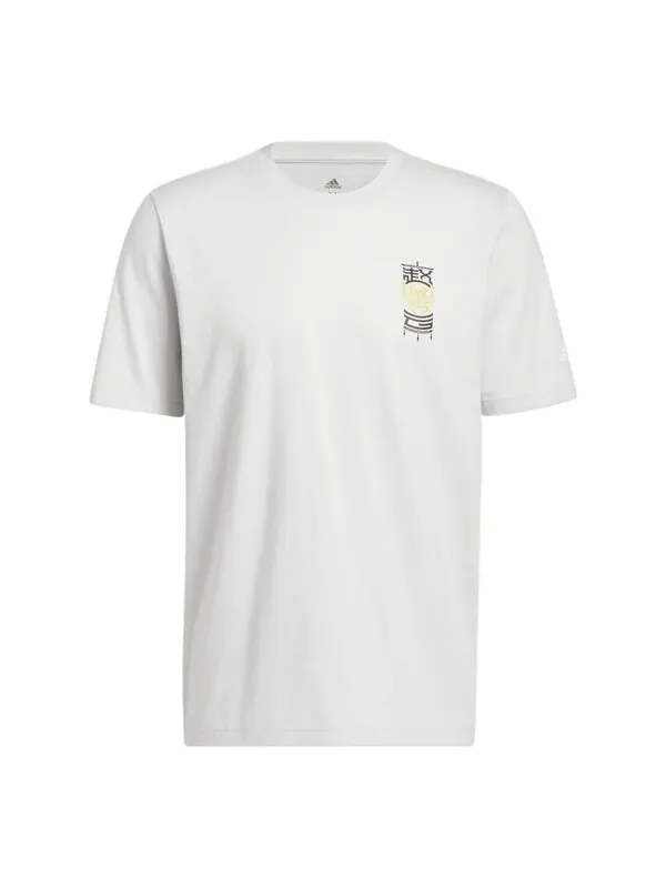 Футболка Men's adidas Don 3 King Tee Back Basketball Tactical Board Printing Sports Breathable — изображение 1 из 4, мульти