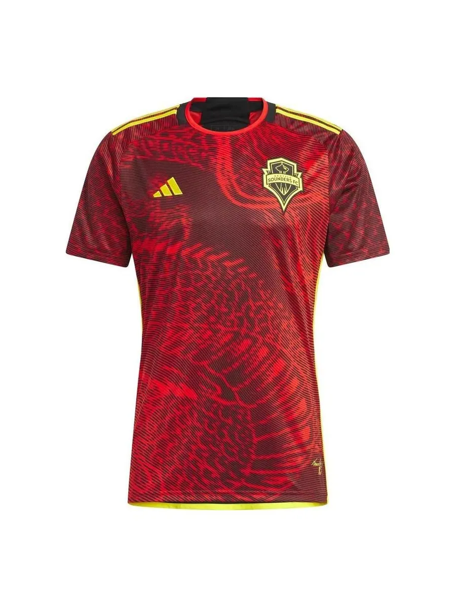 Джерси adidas Seattle Sounders FC 23/24 Away Jersey 'Red' — изображение 1 из 1, красный