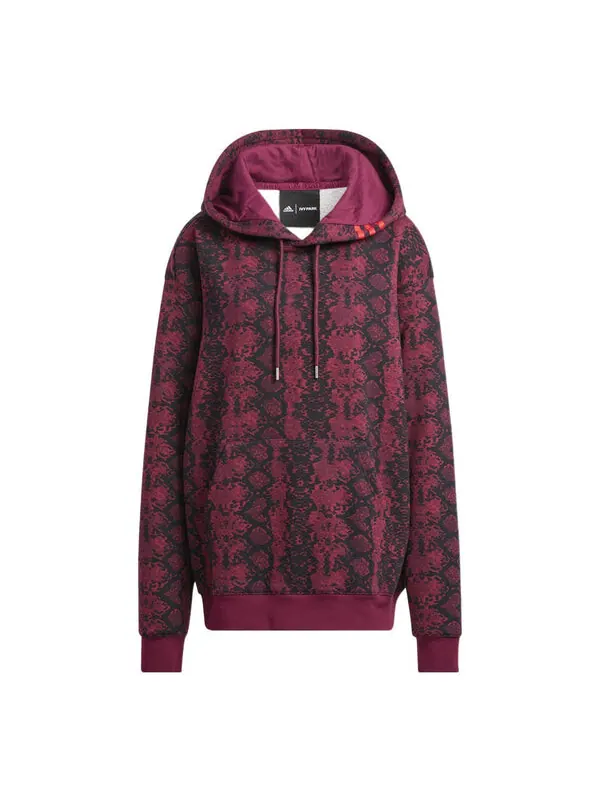 Толстовка adidas originals x IVY PARK Crossover Casual Printing Hooded Long Sleeves Red — изображение 1 из 4, мульти