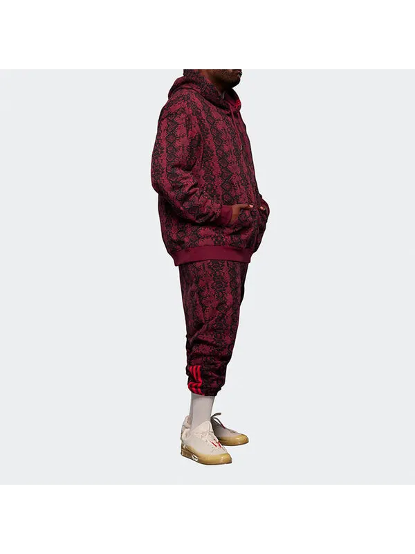 Толстовка adidas originals x IVY PARK Crossover Casual Printing Hooded Long Sleeves Red — изображение 4 из 4, мульти