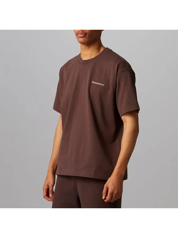 Футболка adidas originals x Pharrell Williams Crossover Solid Color Round Neck Pullover Sports — изображение 4 из 4, мульти