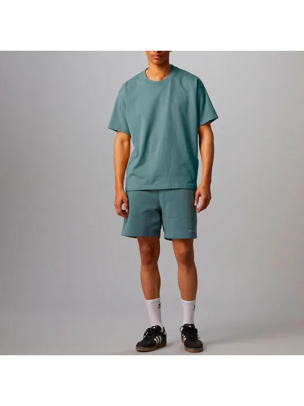Футболка Adidas x Pharrell Williams Basics T-Shirt 'Hazy Emerald' — изображение 2 из 4, мульти