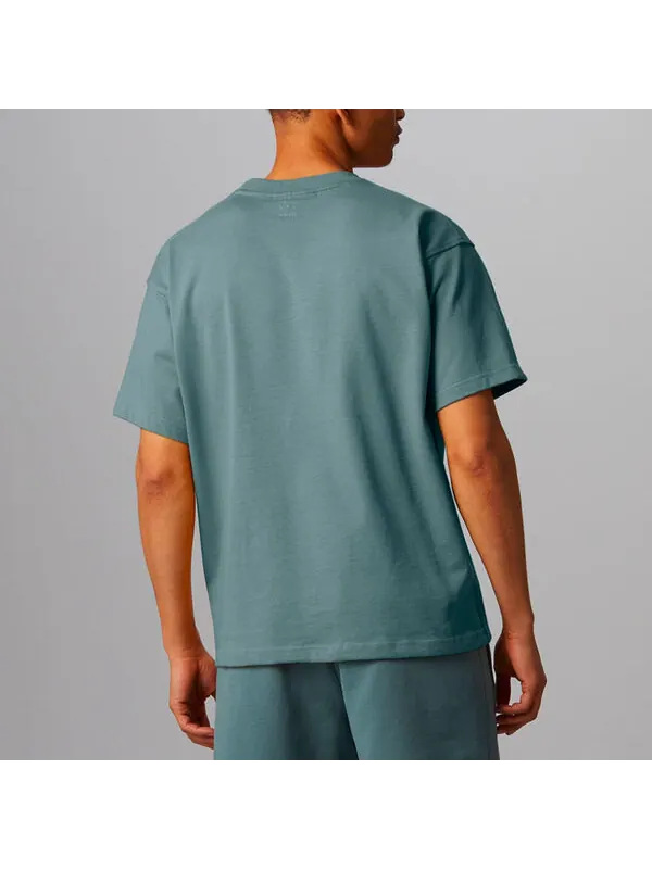 Футболка Adidas x Pharrell Williams Basics T-Shirt 'Hazy Emerald' — изображение 4 из 4, мульти