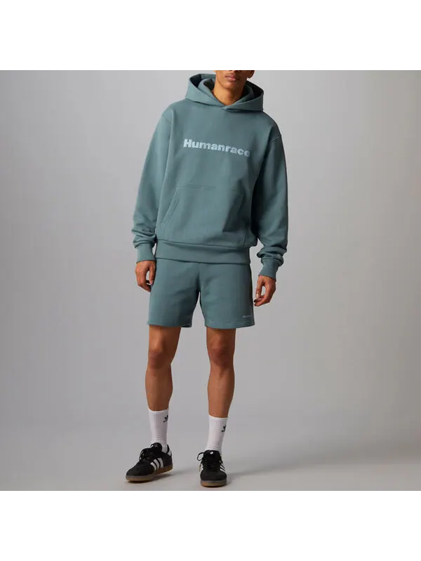 Толстовка x pharrell humanrace logo hoodie 'blue grey' Adidas — изображение 3 из 4, мульти