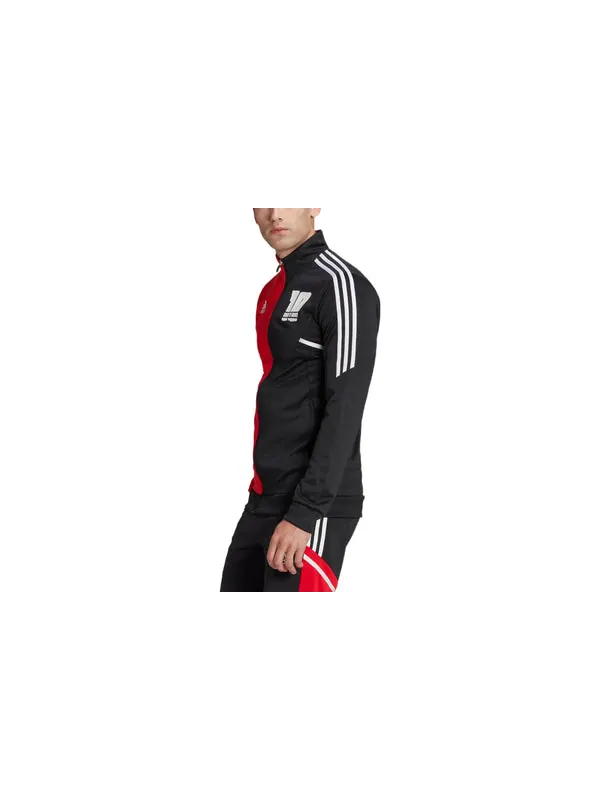 Куртка men's logo printing pattern slim fit zipper cardigan stand collar jacket colorblock Adidas — изображение 3 из 3