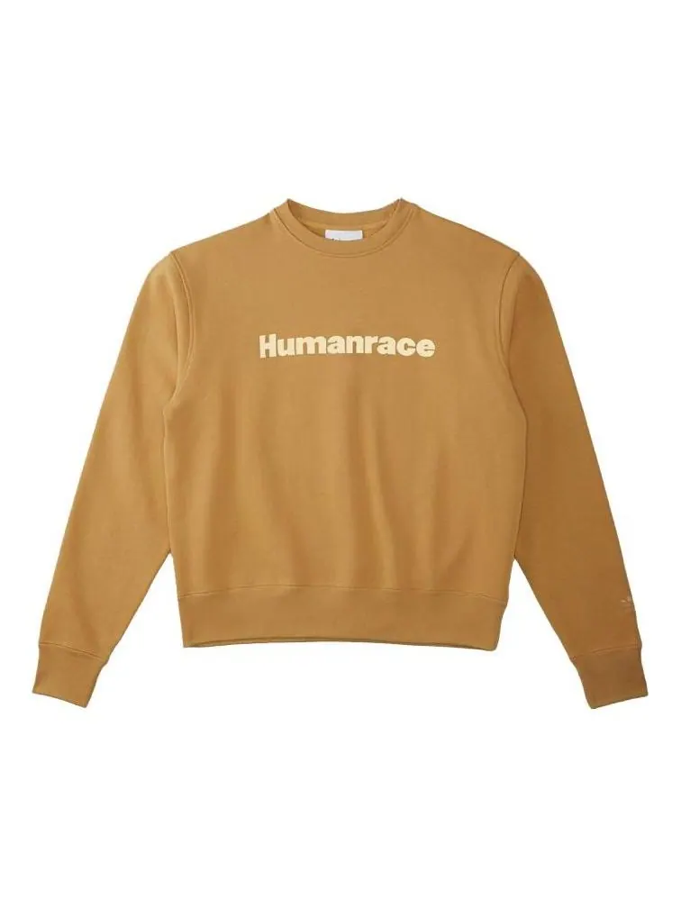 Худи adidas x Pharrell Humanrace Logo Sweatshirt 'Tan' — изображение 1 из 2, бежевый