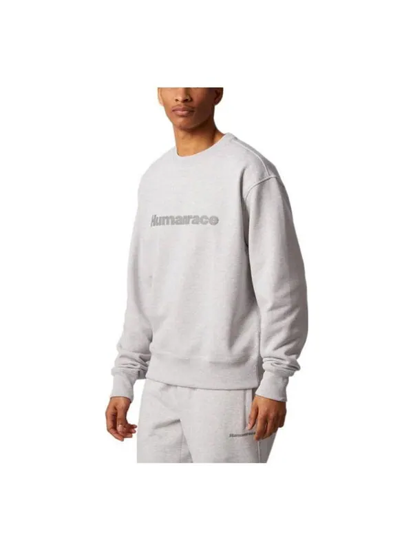 Толстовка x pharrell humanrace logo sweatshirt 'light grey' Adidas — изображение 1 из 4, мульти