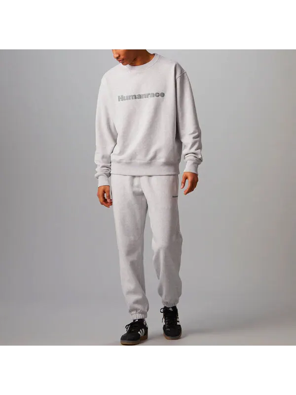 Толстовка x pharrell humanrace logo sweatshirt 'light grey' Adidas — изображение 2 из 4, мульти