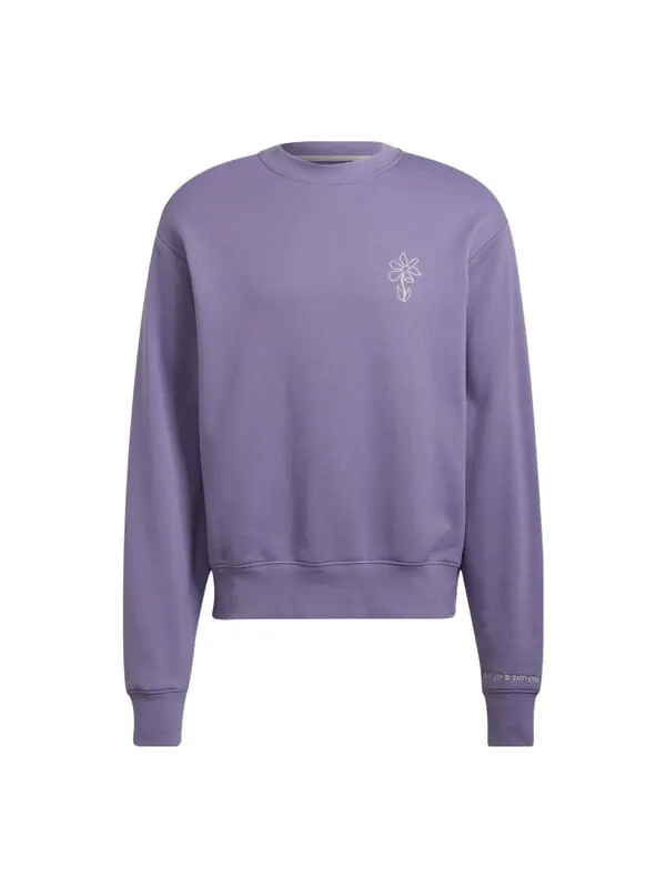 Толстовка adidas originals Sports Round Neck Pullover Casual Purple — изображение 1 из 4, мульти