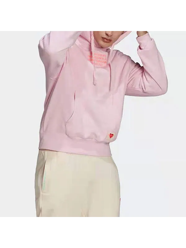 Толстовка Men's adidas originals V-Day Valentine's Day Series Pink — изображение 4 из 4, мульти