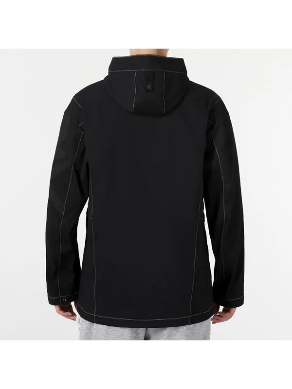 Куртка adidas Solid Color Full-Zip Hooded Jacket Black — изображение 4 из 4, мульти