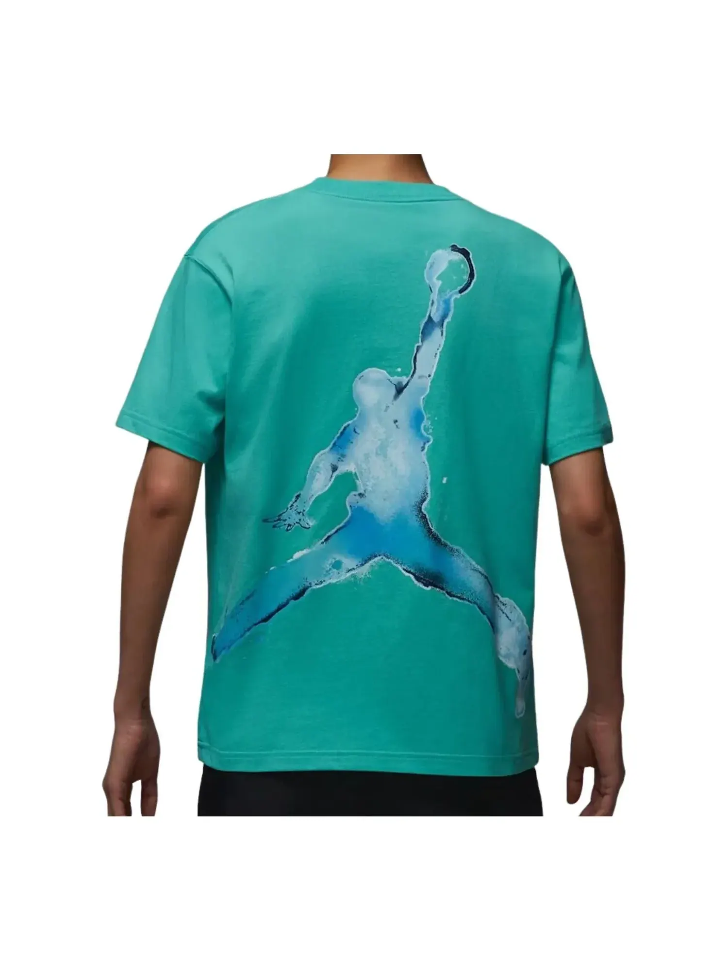 (WMNS) Футболки Jordan Graphic 'Washed Teal' — изображение 1 из 2, синий