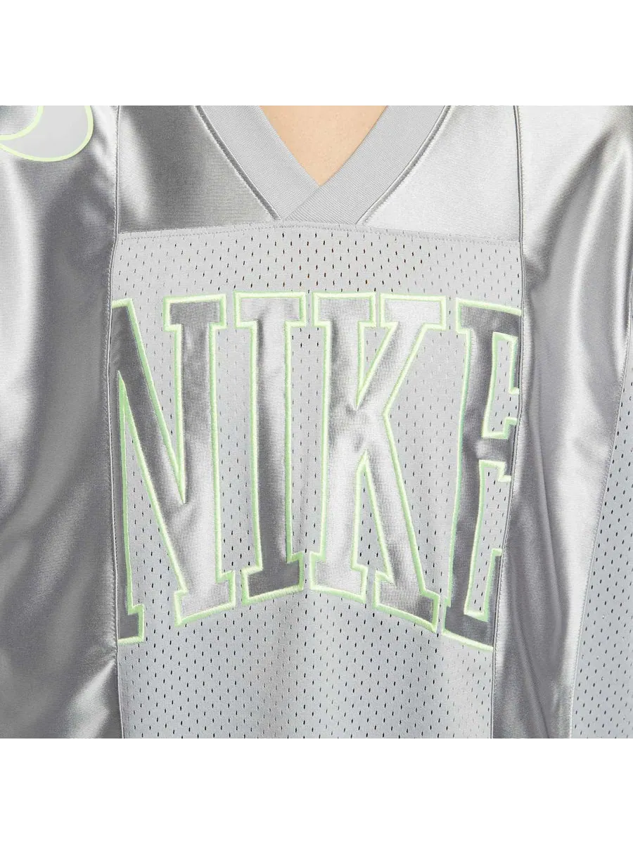 Джерси (WMNS) Nike Sportswear Street Oversized Graphic Jersey Top Asia Sizing 'Smoke Grey Barely Volt' — изображение 3 из 6