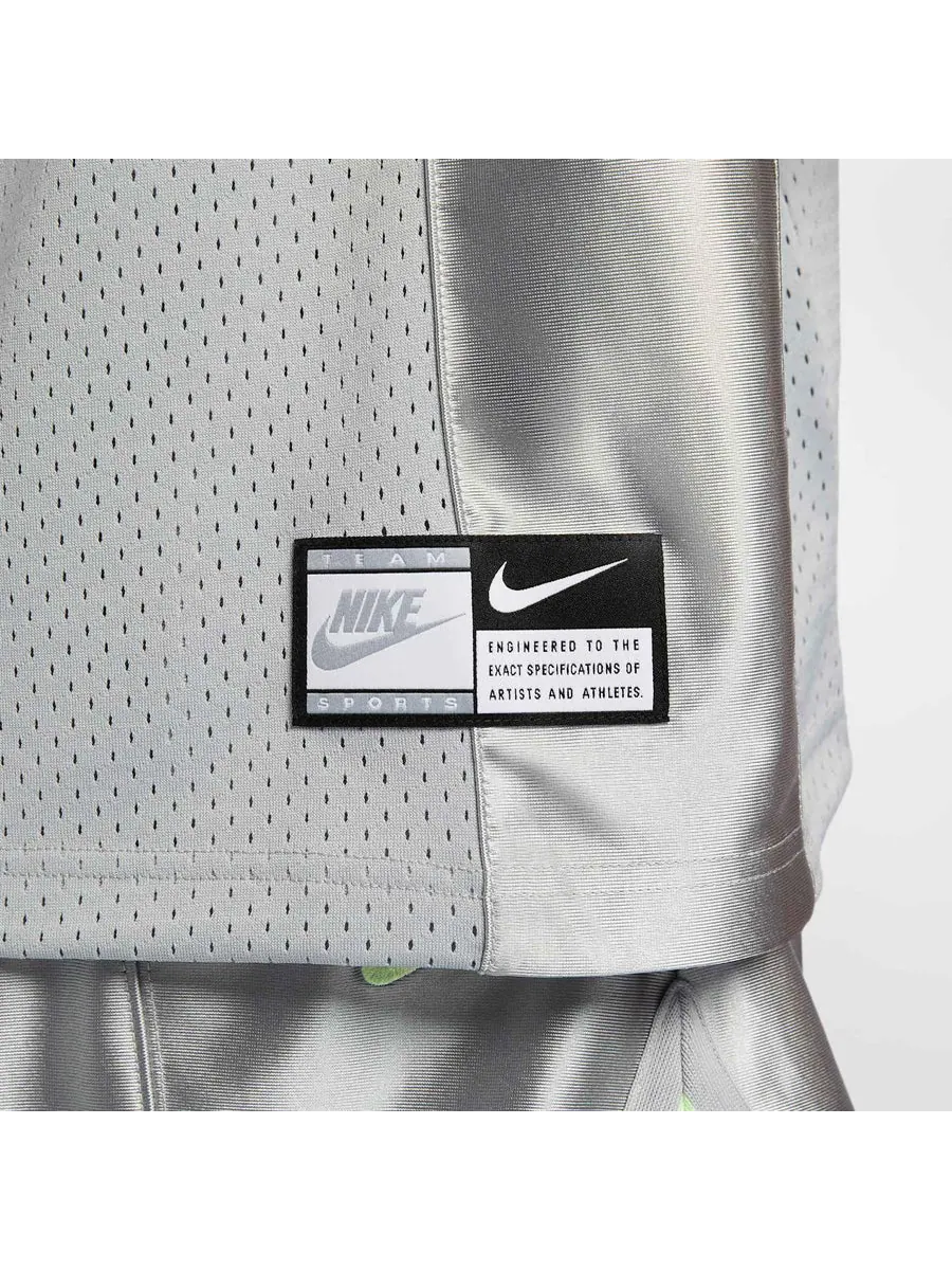 Джерси (WMNS) Nike Sportswear Street Oversized Graphic Jersey Top Asia Sizing 'Smoke Grey Barely Volt' — изображение 5 из 6