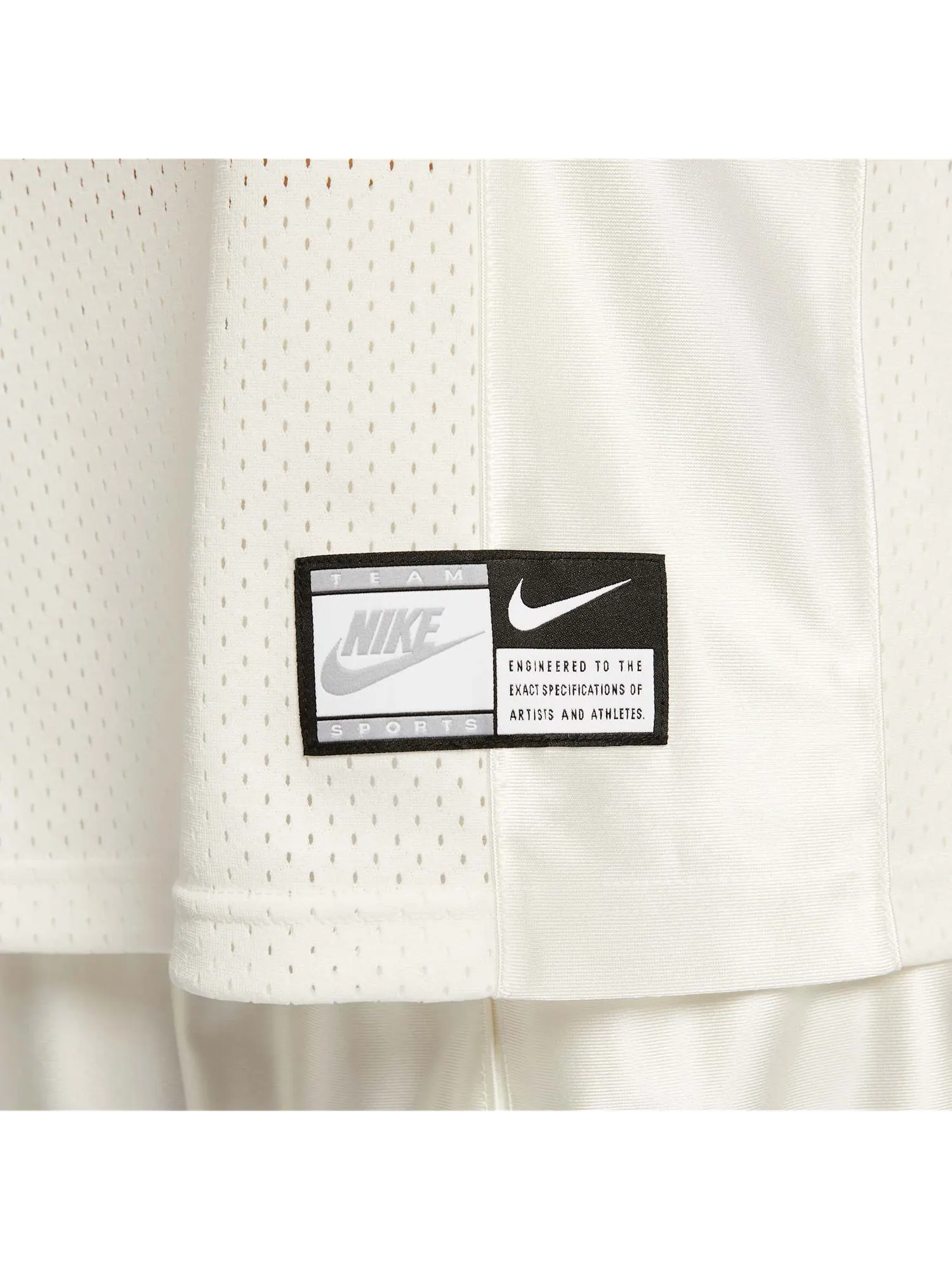 Топ (WMNS) Nike Sportswear Street Oversized Graphic Jersey Top Asia Sizing 'Sail Armoury Navy' — изображение 5 из 6, белый
