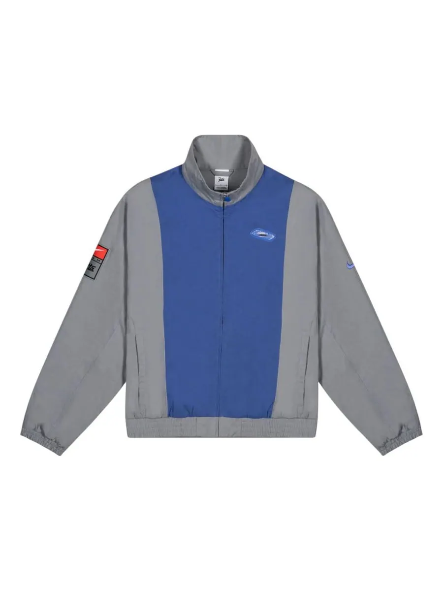 Куртка Nike x Patta Track Jacket 'Grey Blue' — изображение 1 из 2, серый