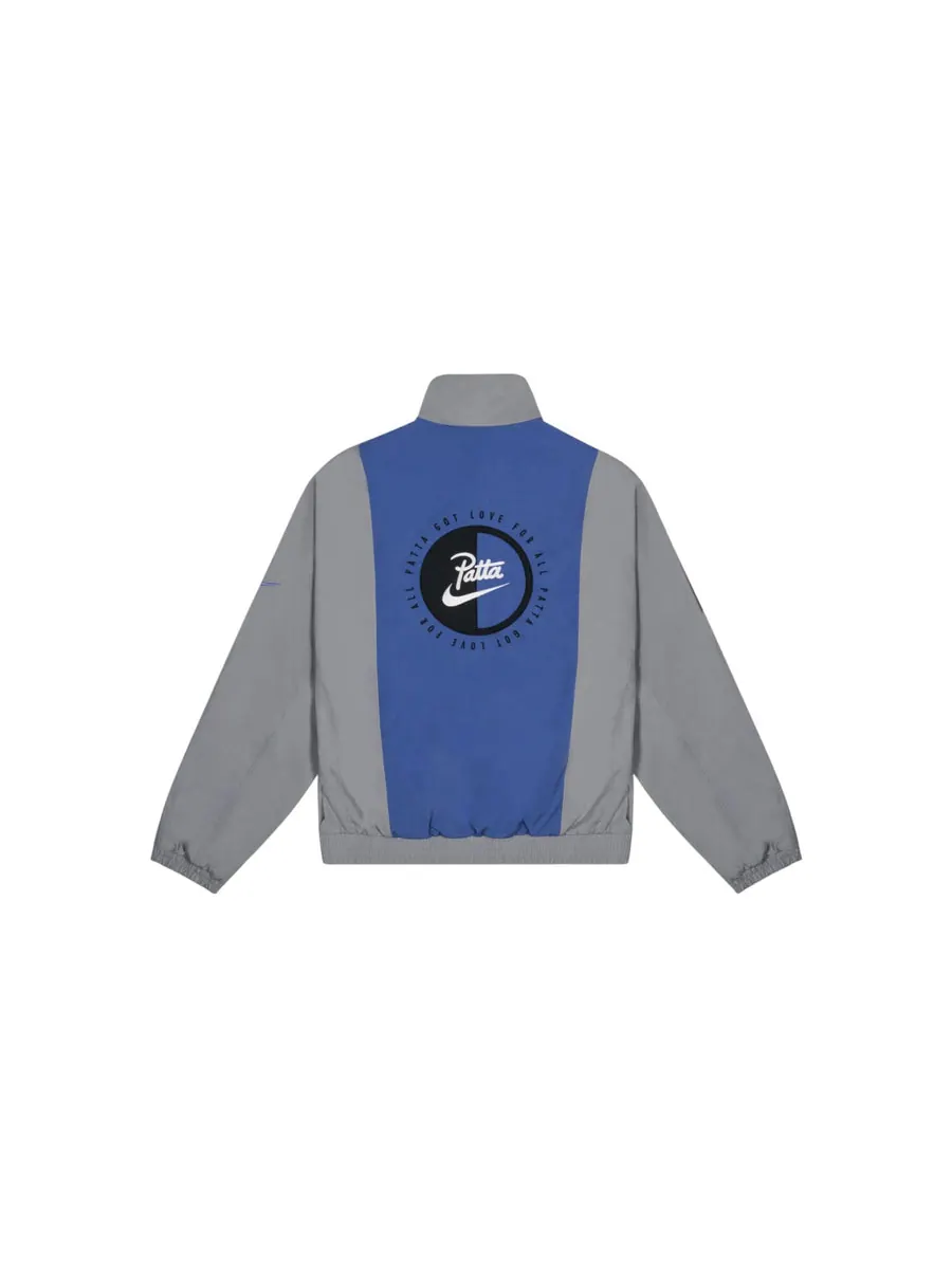 Куртка Nike x Patta Track Jacket 'Grey Blue' — изображение 2 из 2, серый