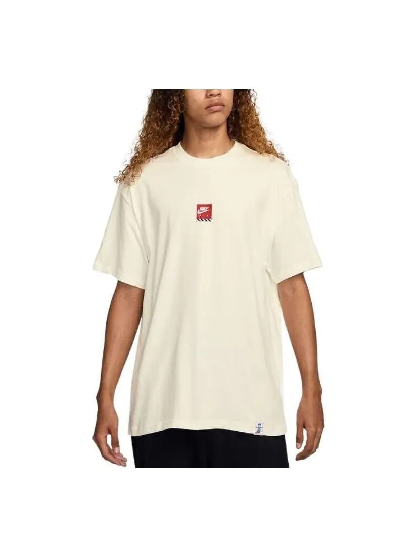 Футболка Nike AS U NSW TEE M90 OC SOLE FOOD T-Shirt Asia Sizing 'Beige' — изображение 1 из 5, бежевый