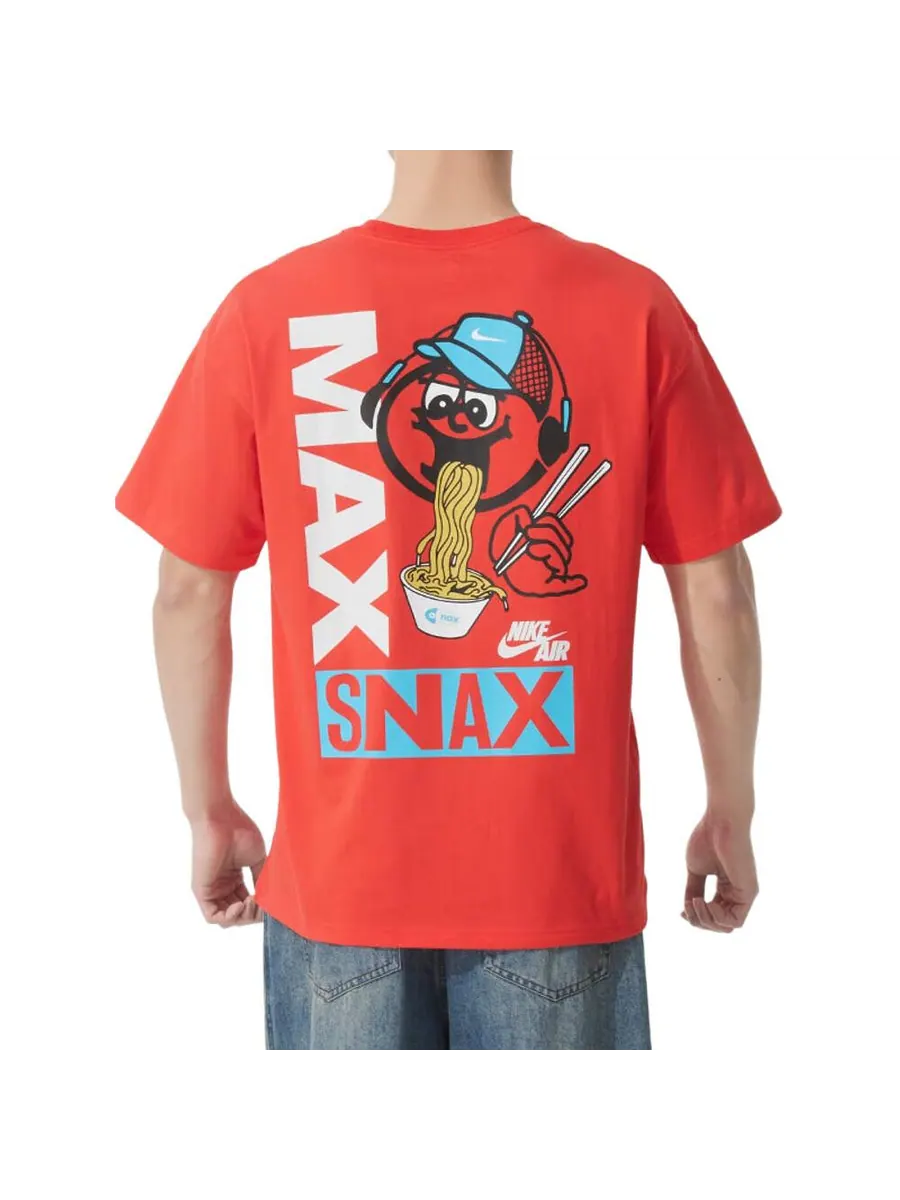 Футболка Nike NSW M90 Sole Food T-Shirt 'Red' — изображение 4 из 6, красный