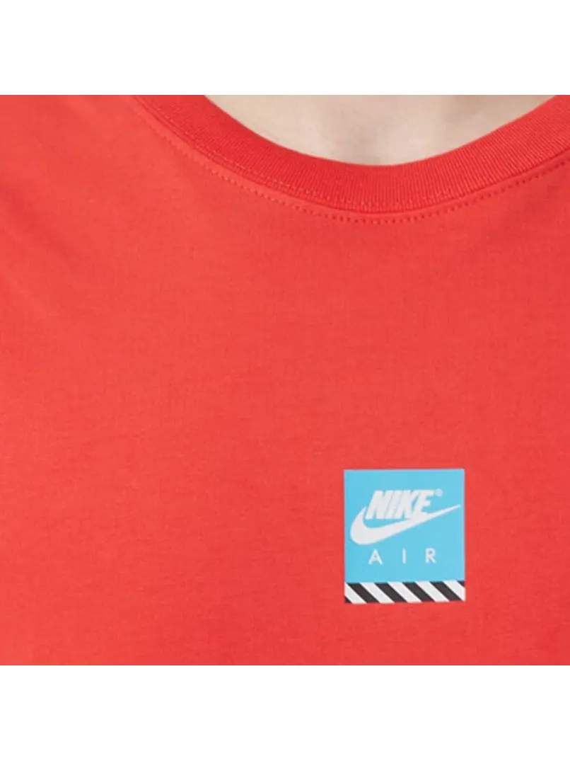 Футболка Nike NSW M90 Sole Food T-Shirt 'Red' — изображение 5 из 6, красный