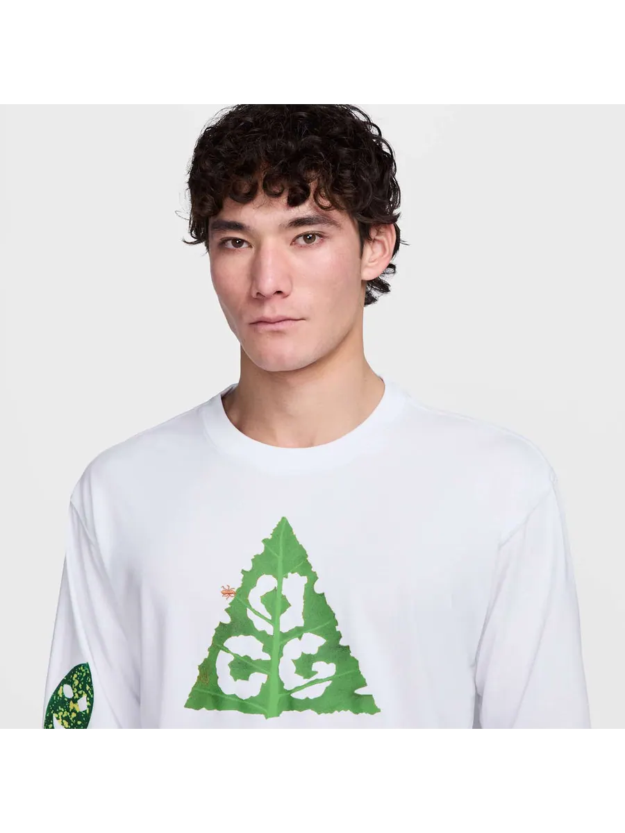 Футболка Nike ACG Long Sleeves T-Shirt Asia Sizing 'White' — изображение 1 из 4, белый