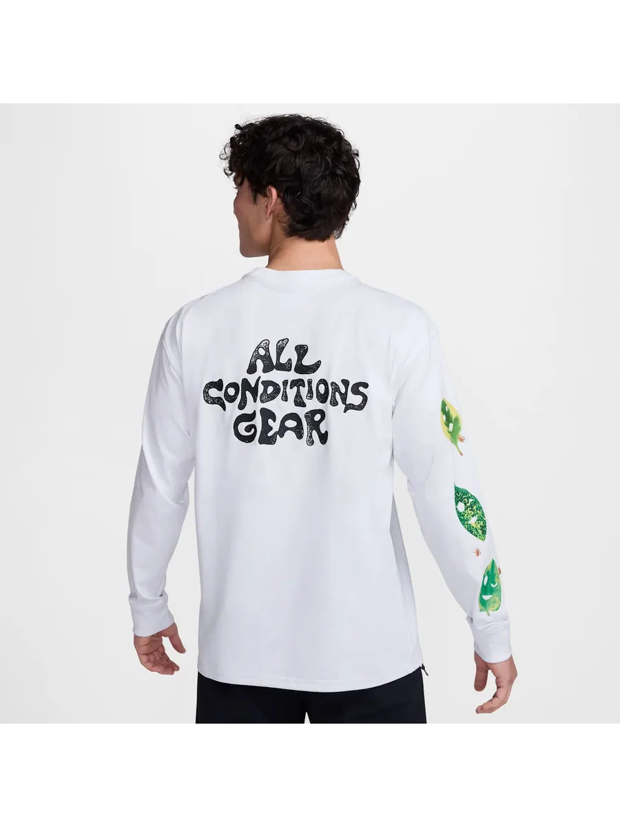 Футболка Nike ACG Long Sleeves T-Shirt Asia Sizing 'White' — изображение 4 из 4, белый