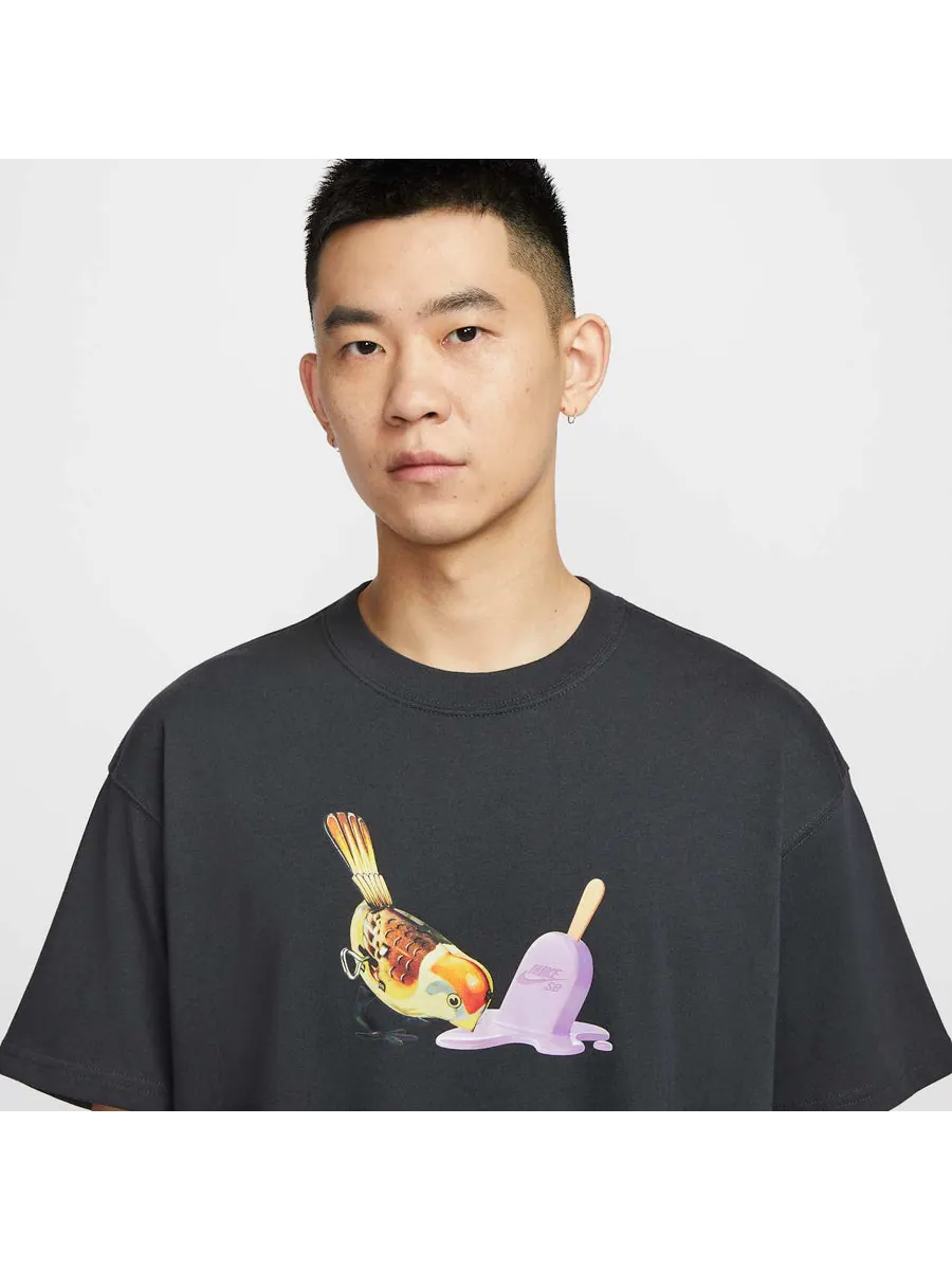 Футболка Nike SB T-Shirt 'Off Noir' — изображение 2 из 4, черный