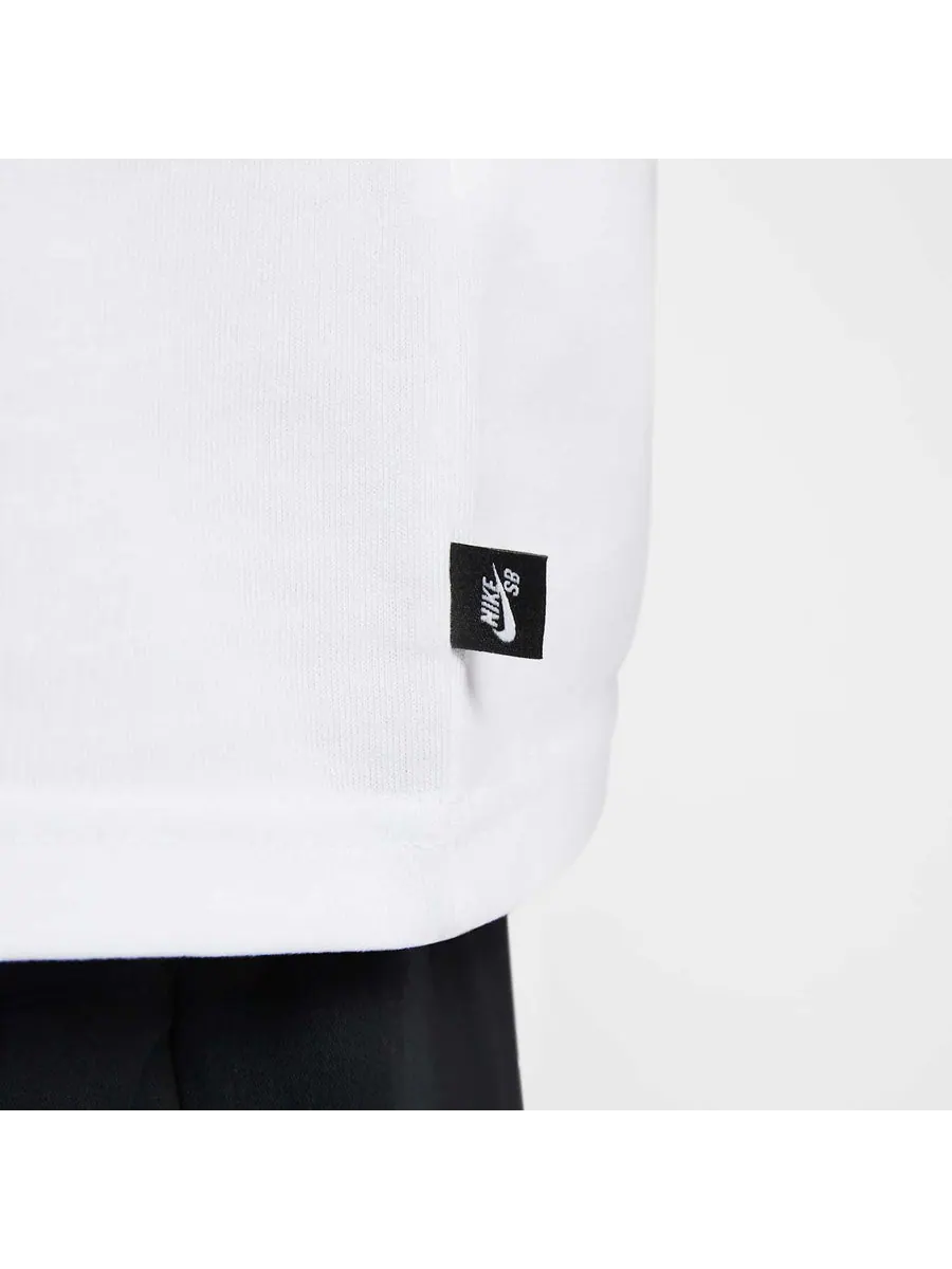 Футболка Nike SB Skateboard T-Shirt 'White' — изображение 5 из 5, белый
