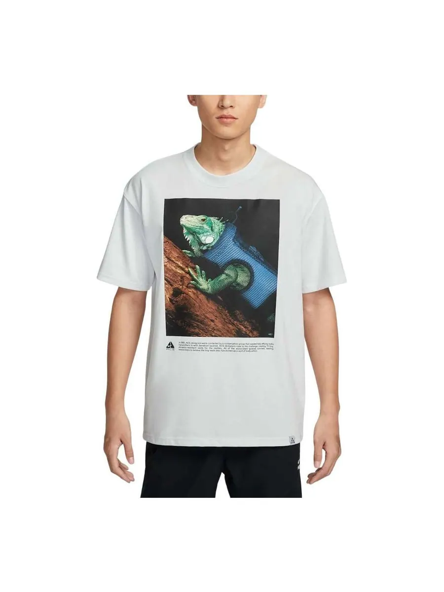 Футболка Nike ACG Dri-FIT T-shirt Asia Sizing 'Summit White' — изображение 1 из 2, бежевый