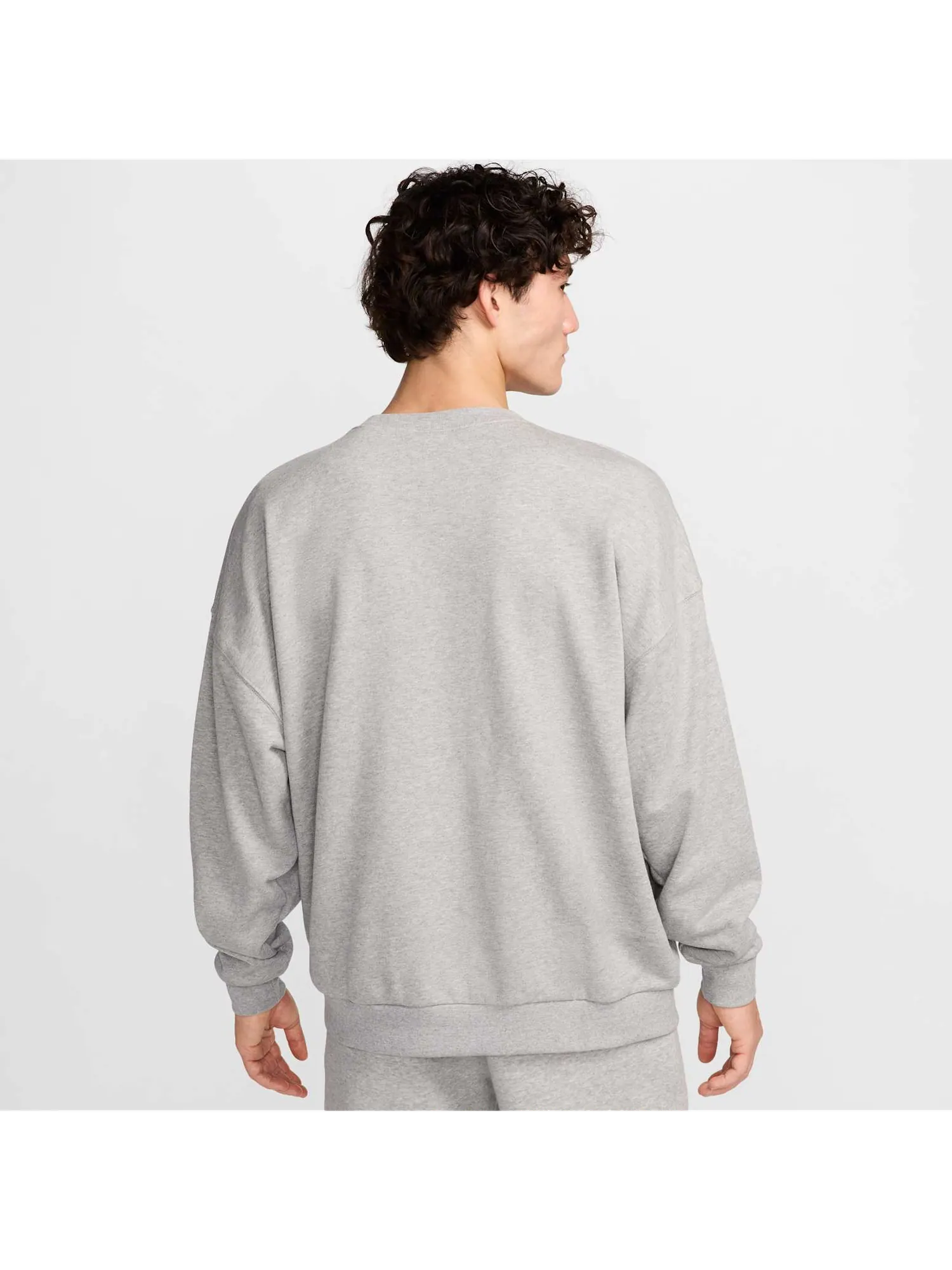 Топ Nike Club Fleece Asia Sizing 'Grey' — изображение 2 из 3, серый