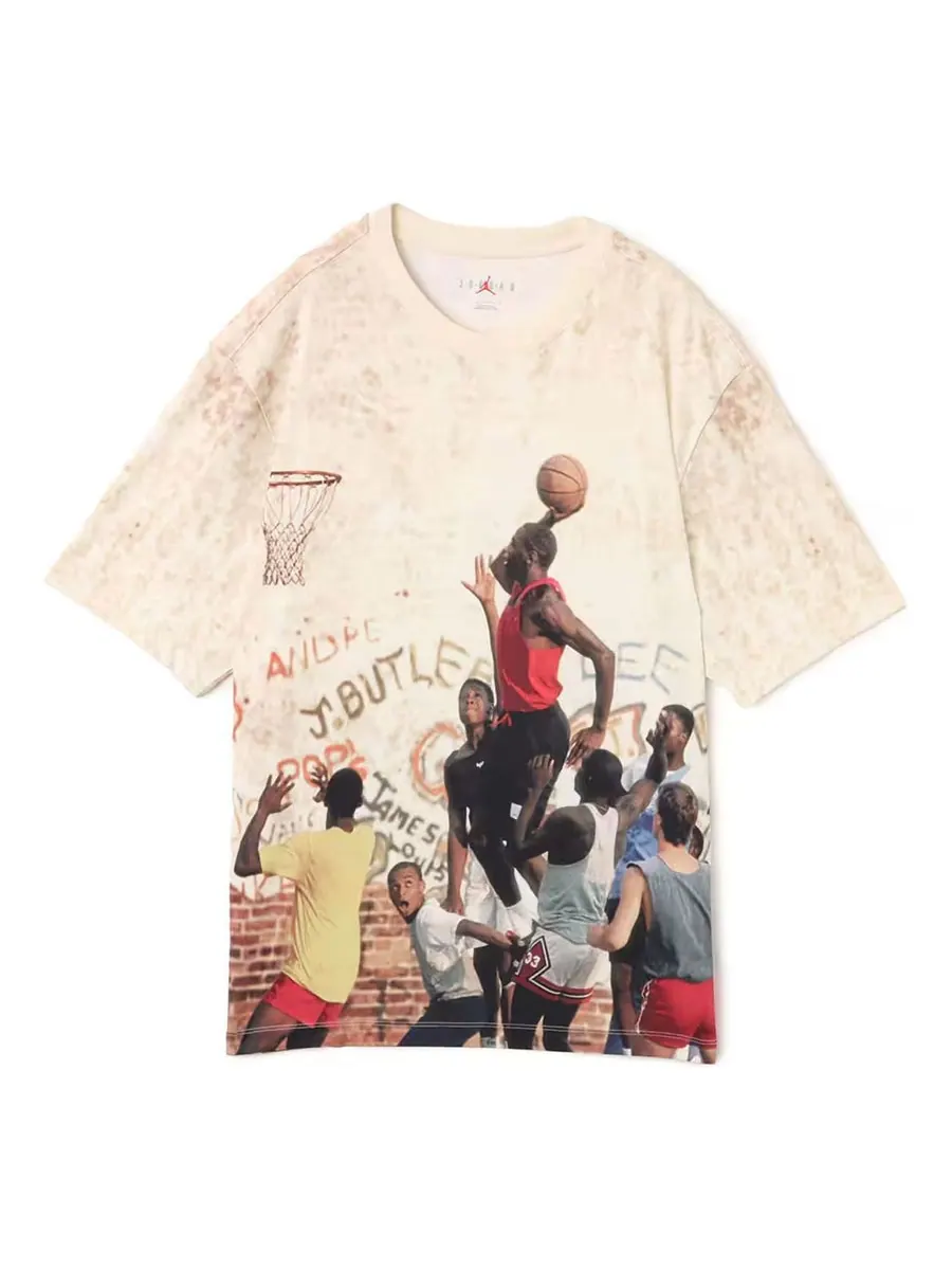 Футболка Air Jordan 85 Graphic T-Shirt 'Sail Legend Light Brown' — изображение 1 из 2, бежевый