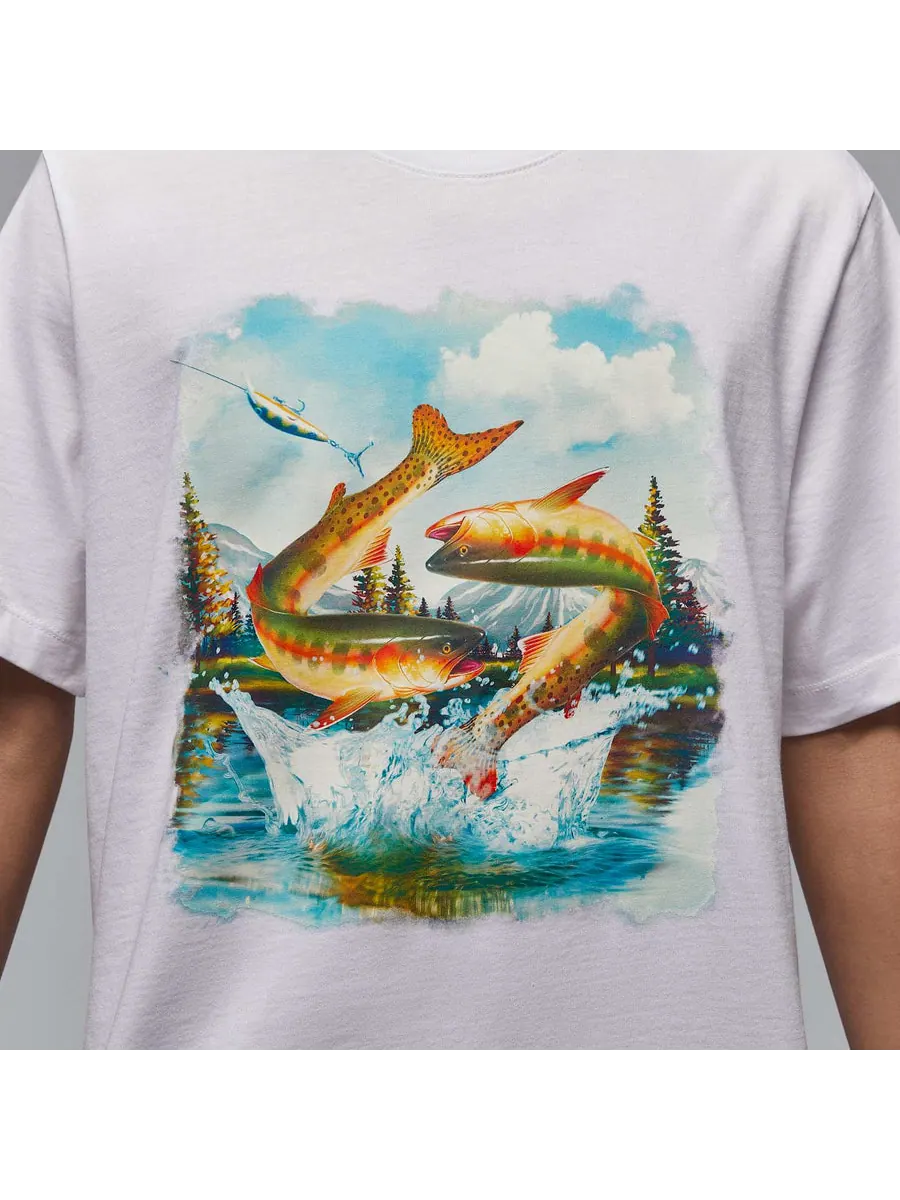 Футболка Nike AS M J SS CREW LD T-Shirt Asia Sizing 'White' — изображение 2 из 3, белый
