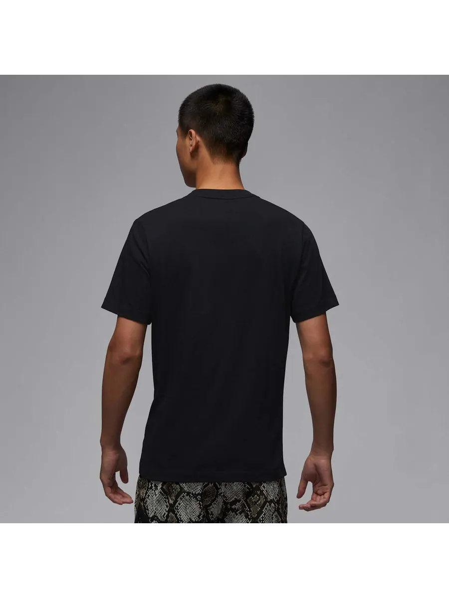 Футболка Air Jordan Crew Neck T-Shirt 'Black' — изображение 2 из 4, черный