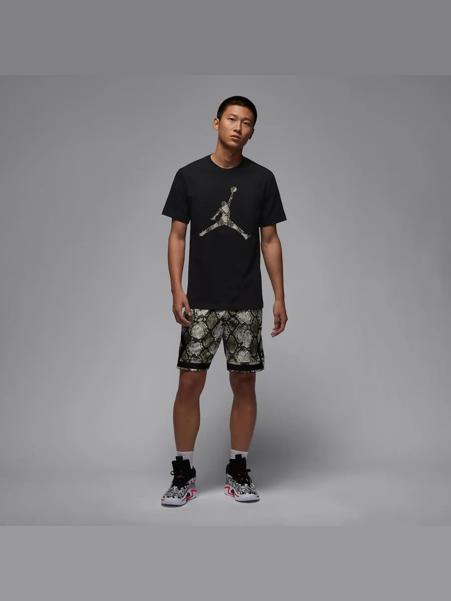 Футболка Air Jordan Crew Neck T-Shirt 'Black' — изображение 3 из 4, черный