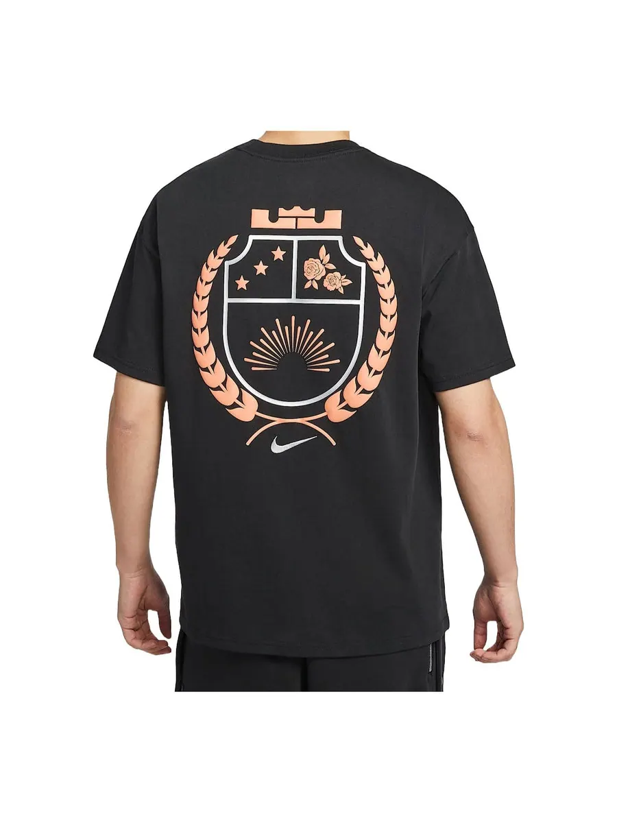 Футболка Nike x LebBron Max90 T-Shirt Asia Sizing 'Black' — изображение 2 из 4, черный