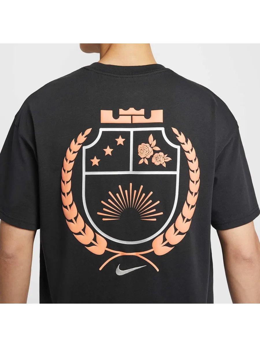 Футболка Nike x LebBron Max90 T-Shirt Asia Sizing 'Black' — изображение 3 из 4, черный