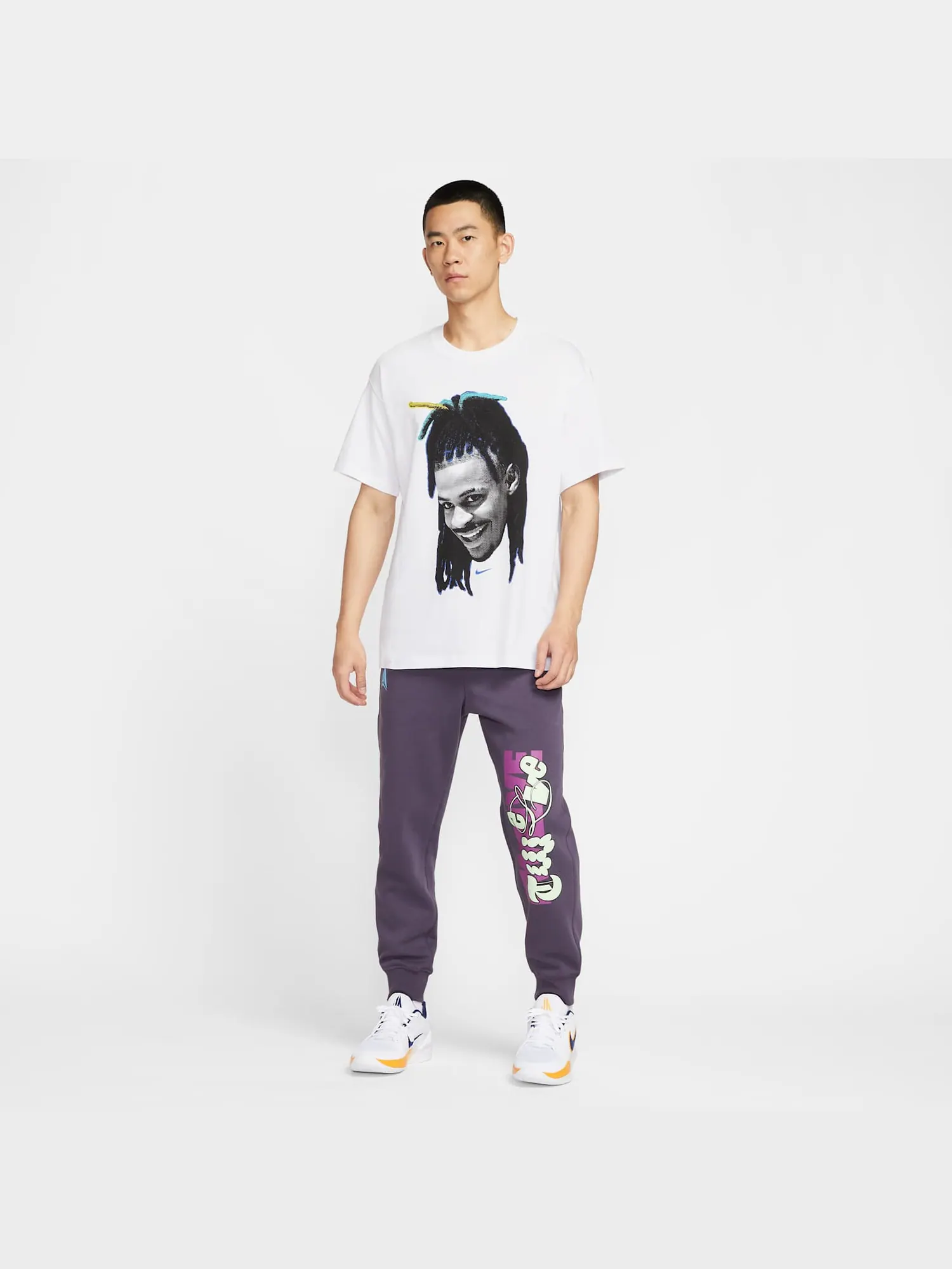 Футболка Nike JA Basketball T-Shirt 'White' — изображение 5 из 5, белый