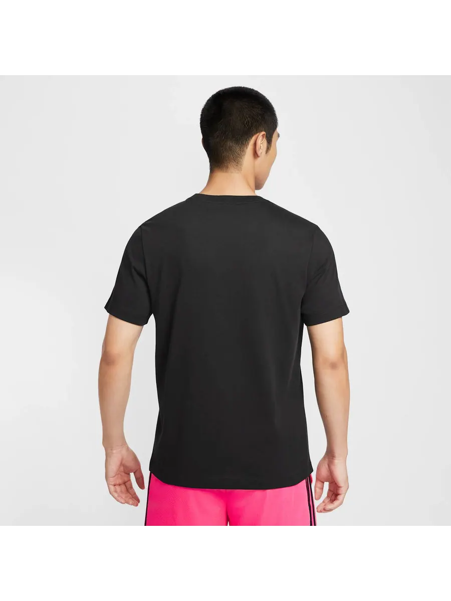 Футболка Nike Dri-FIT T-Shirt 'Black' — изображение 1 из 3, черный