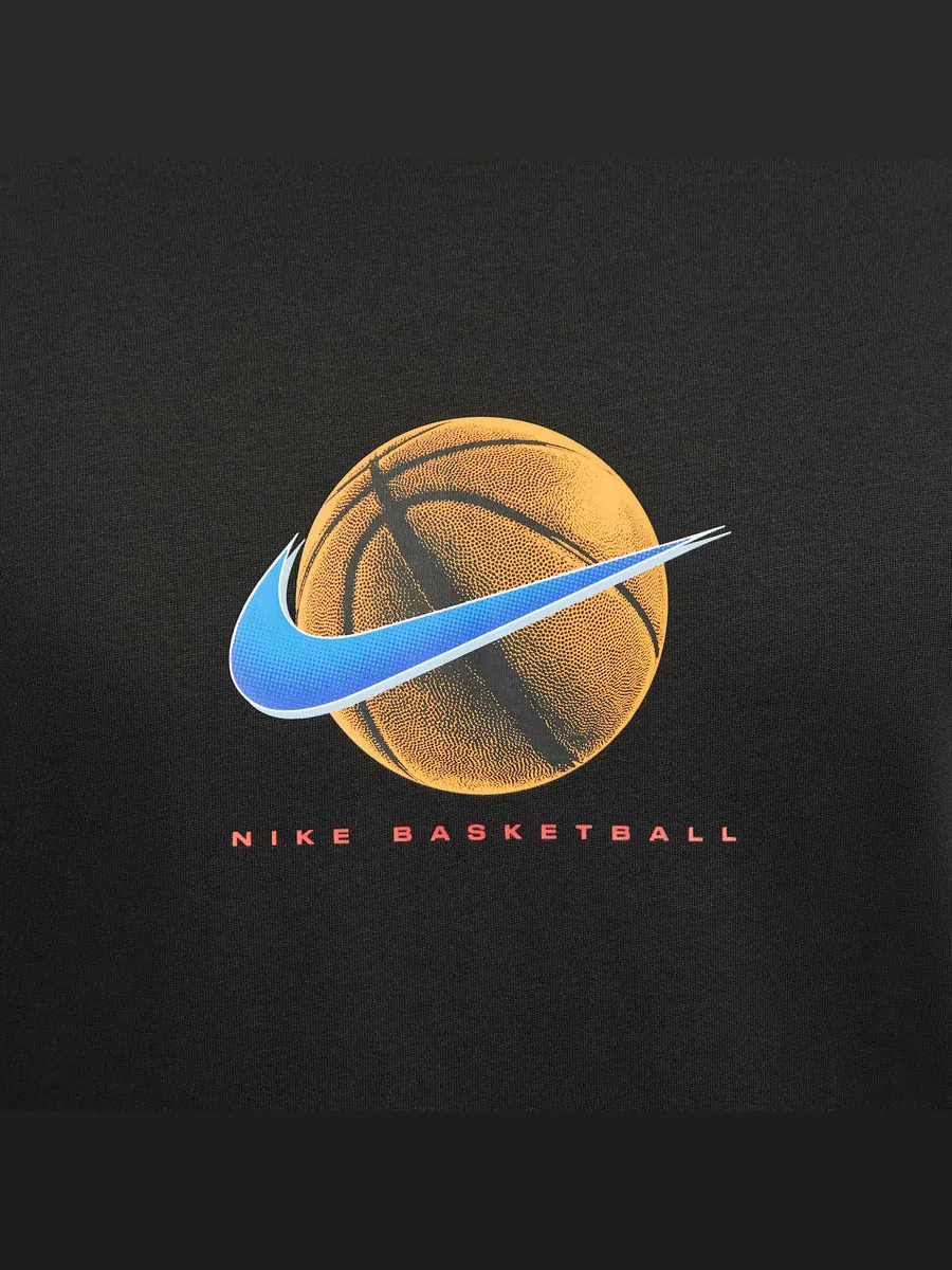Футболка Nike Dri-FIT T-Shirt 'Black' — изображение 2 из 3, черный