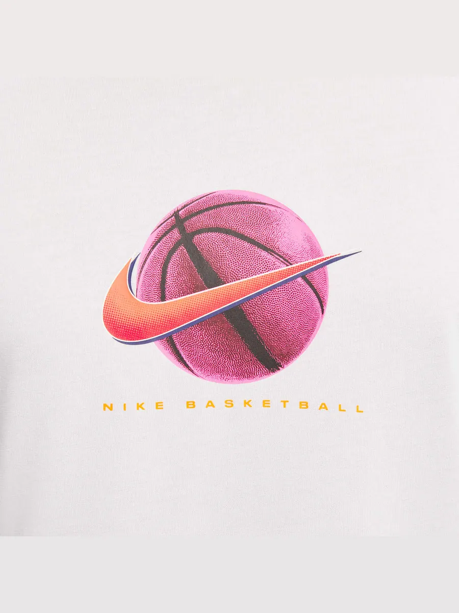 Футболка Nike Dri-FIT Basketball T-Shirt 'White' — изображение 2 из 2, белый