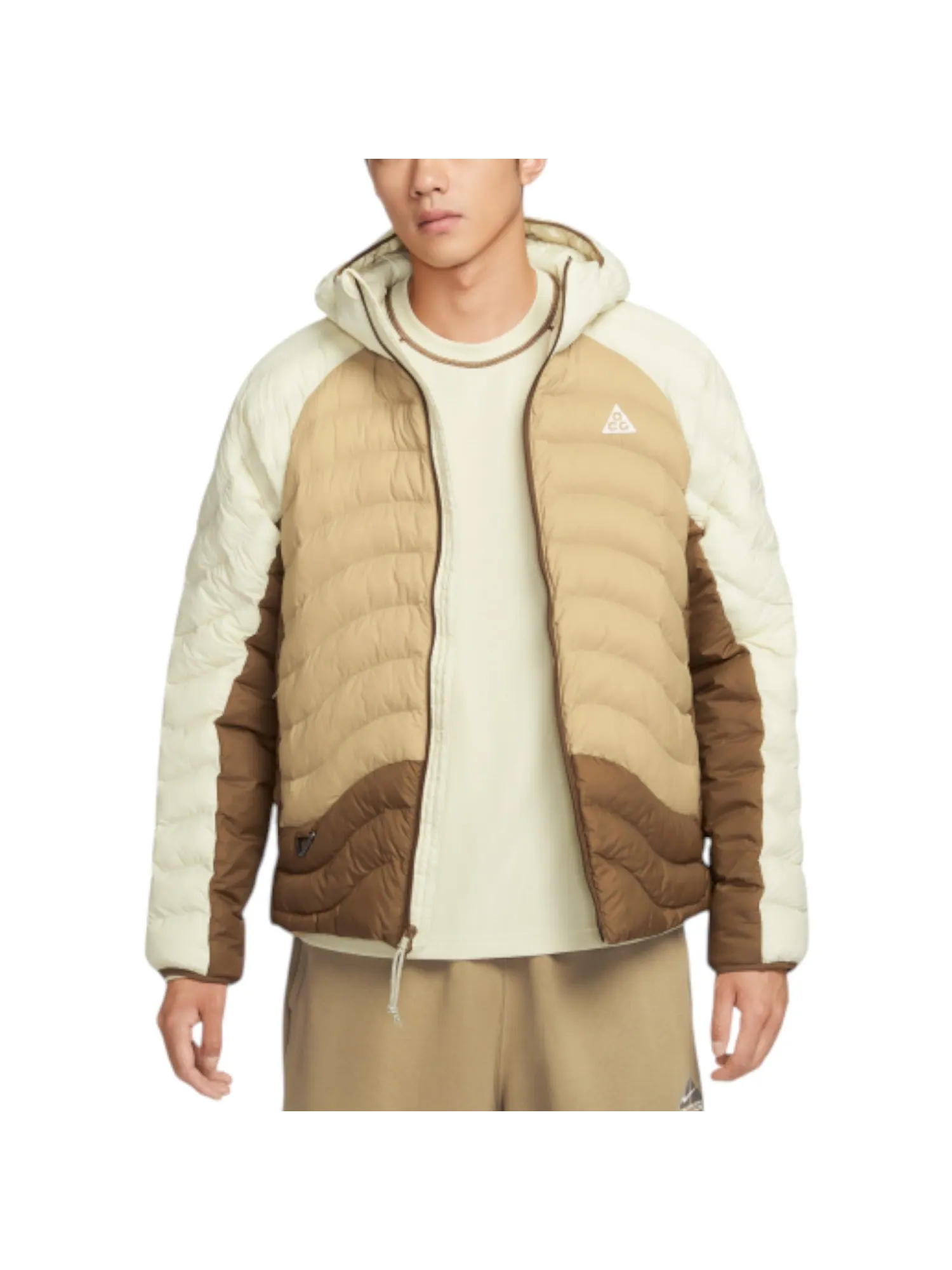 Куртка Nike ACG Lava Flow Therma-Fit ADV Jacket 'Light Khaki' — изображение 2 из 6, бежевый
