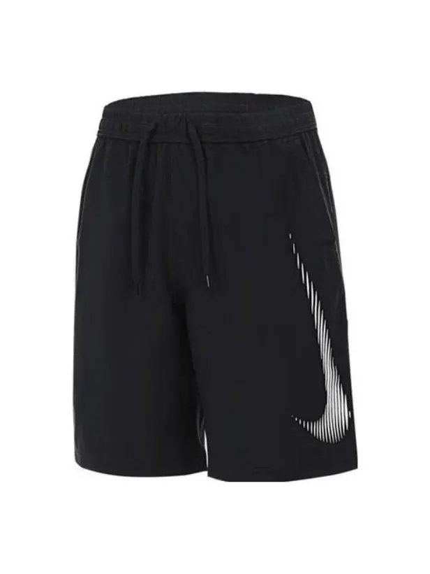 Спортивные шорты Nike Form Dri-FIT 9 Inch Unlined Versatile Shorts Asia Sizing 'Black White' — изображение 1 из 5, черный