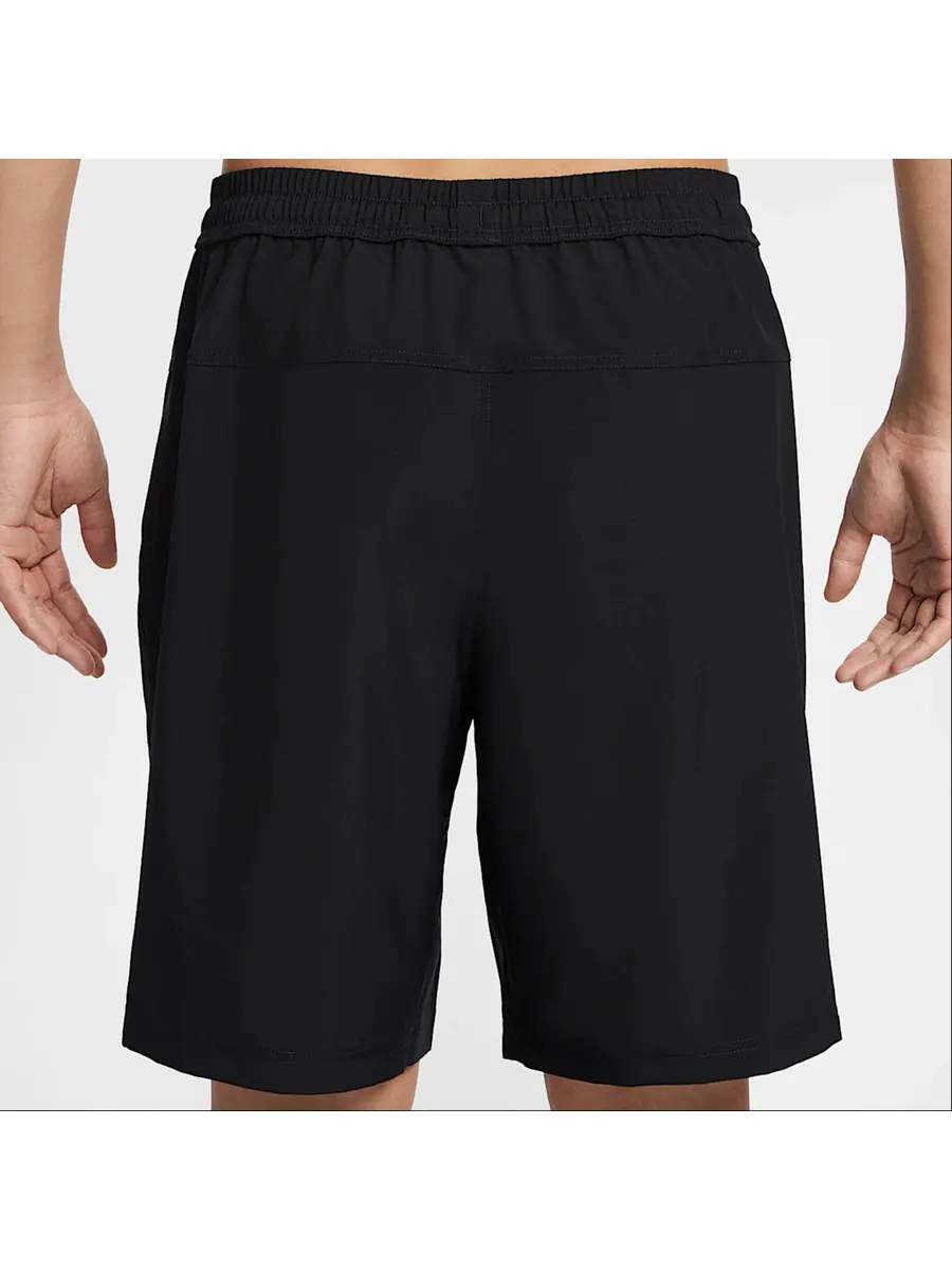 Спортивные шорты Nike Form Dri-FIT 9 Inch Unlined Versatile Shorts Asia Sizing 'Black White' — изображение 4 из 5, черный