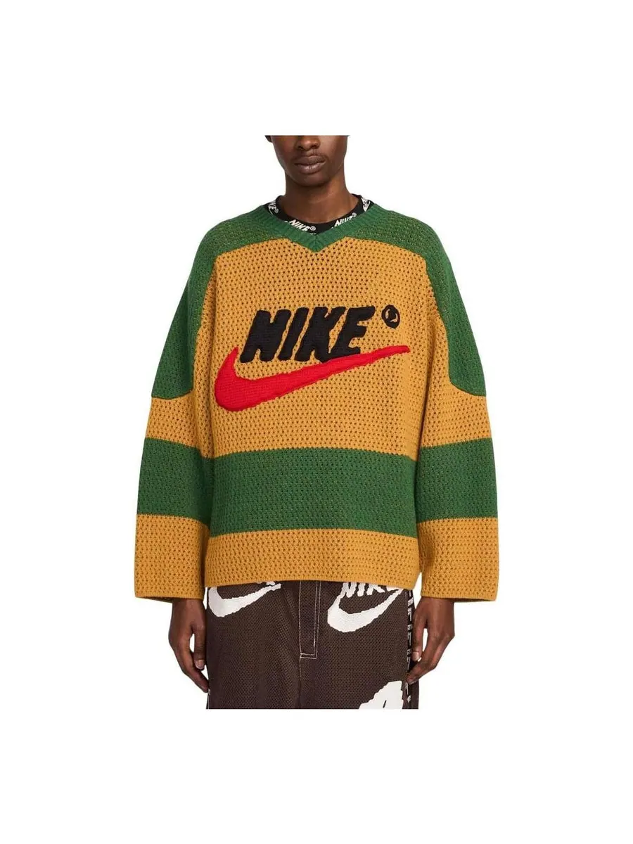 Свитер Nike x Cactus Plant Flea Market Crochet Hockey Sweater 'Chutney' — изображение 1 из 2, бежевый