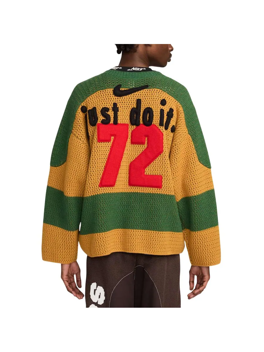 Свитер Nike x Cactus Plant Flea Market Crochet Hockey Sweater 'Chutney' — изображение 2 из 2, бежевый