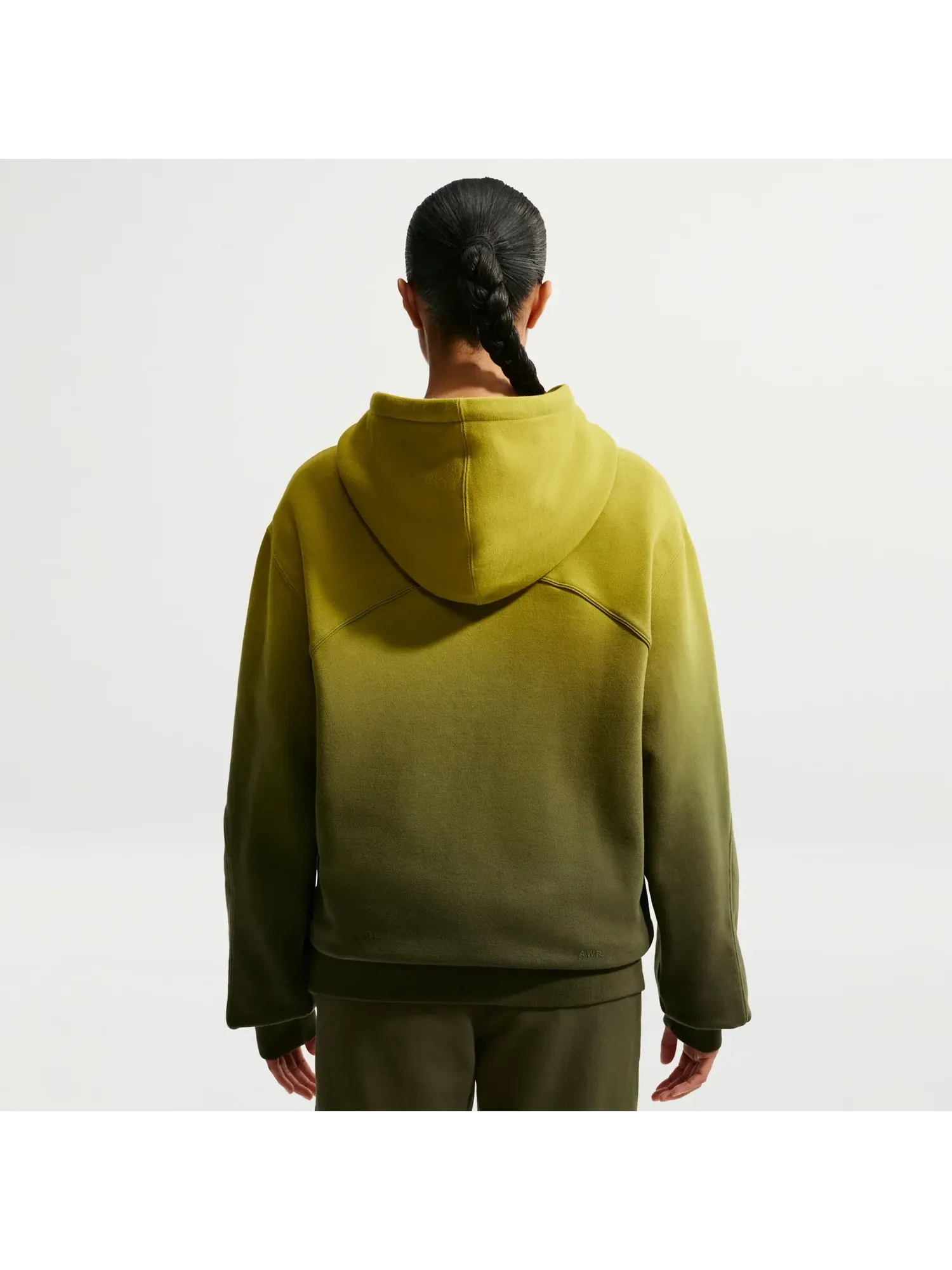 Худи Nike NOCTA Fleece CS «Moss Medium Olive» — изображение 2 из 6, зеленый