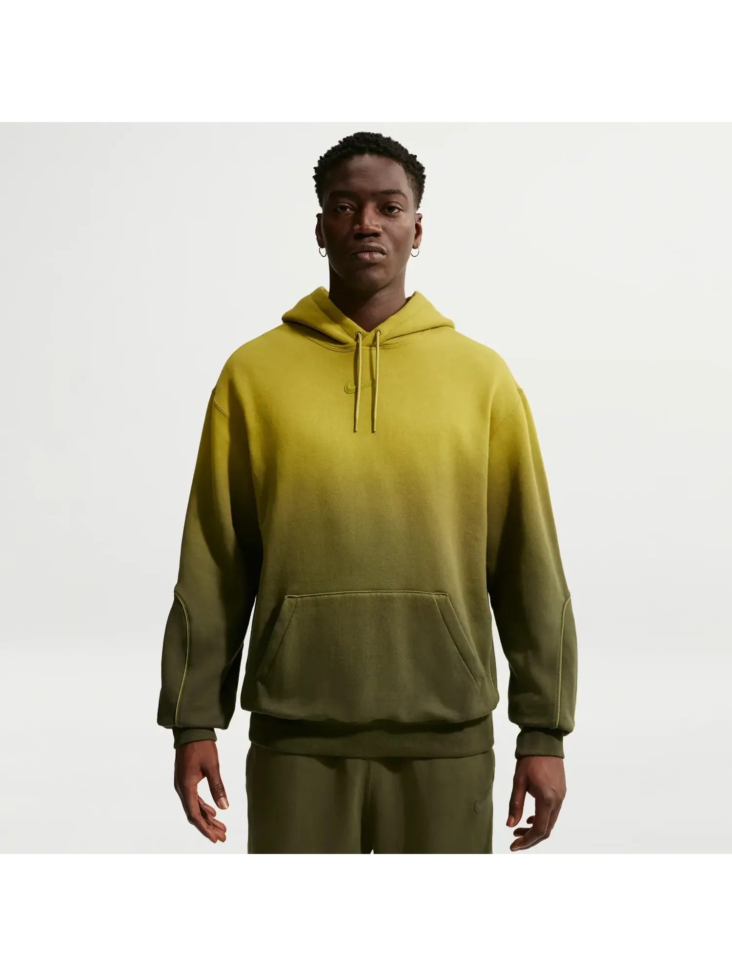 Худи Nike NOCTA Fleece CS «Moss Medium Olive» — изображение 6 из 6, зеленый