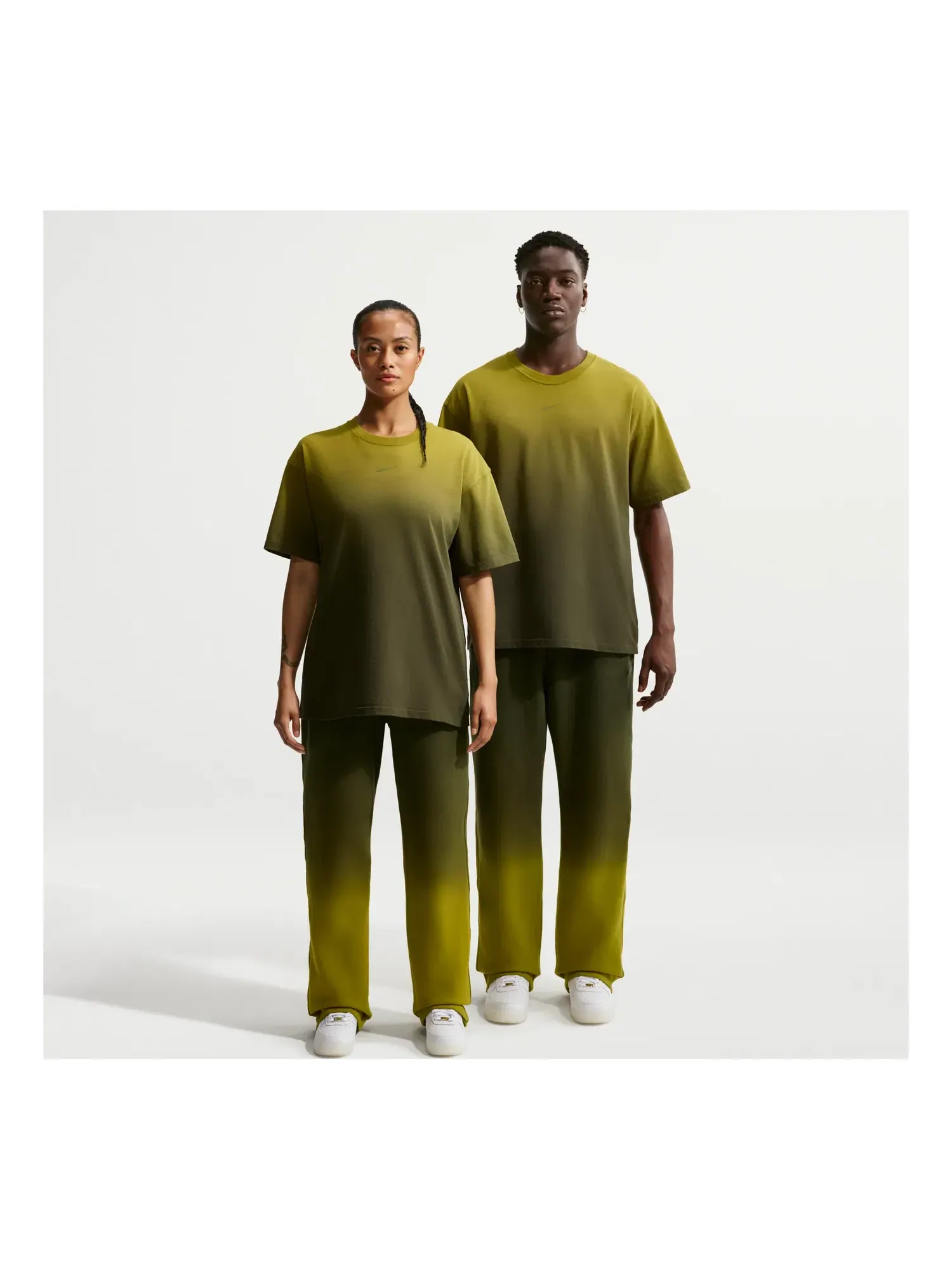Флисовые брюки Nike NOCTA с открытым подолом — изображение 1 из 6, зеленый