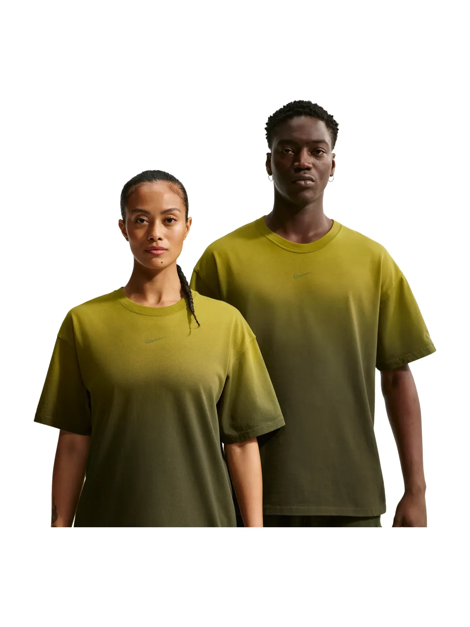 Футболка Nike NOCTA Fleece CS 'Moss Medium Olive' — изображение 1 из 6, зеленый