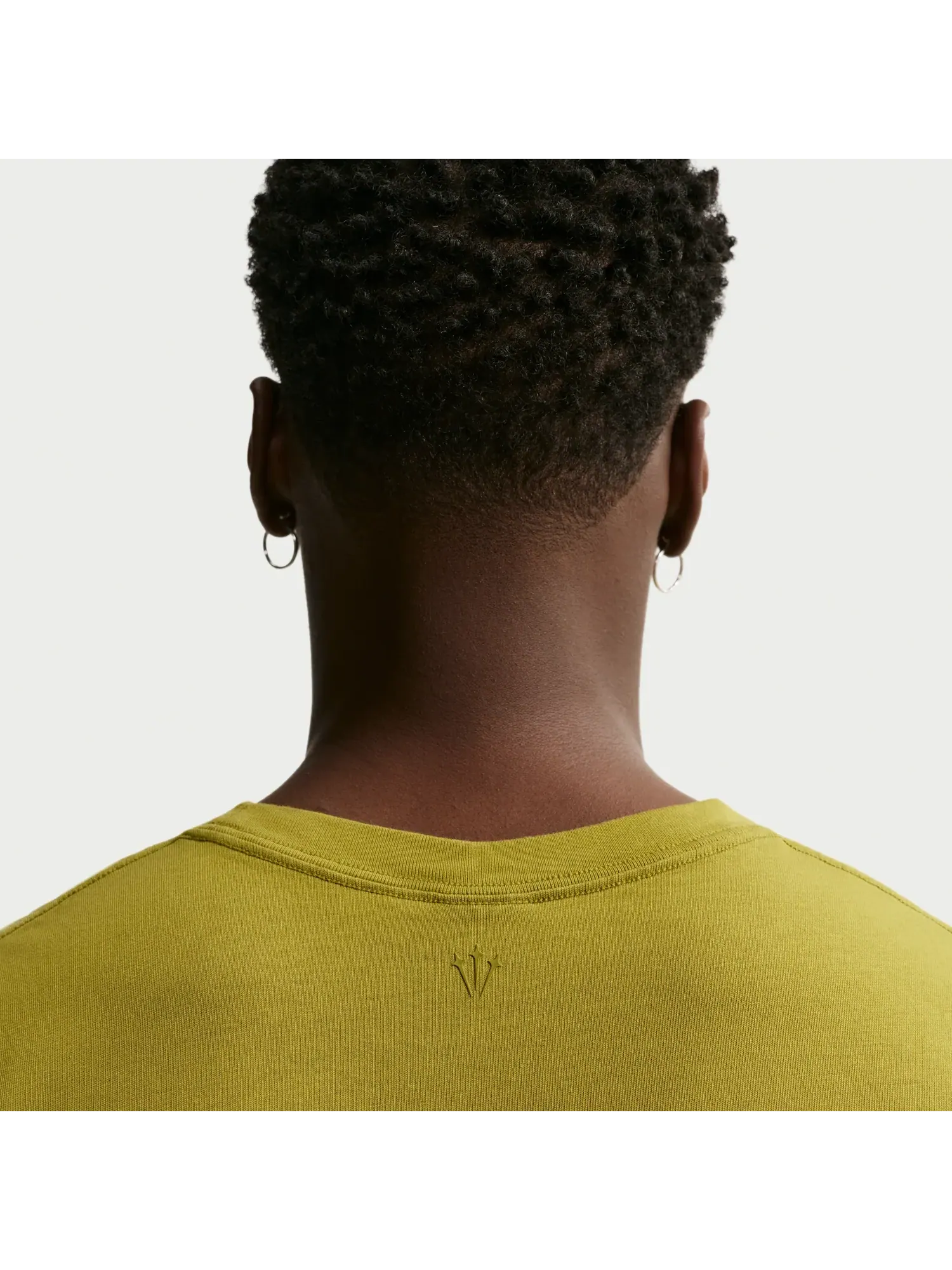 Футболка Nike NOCTA Fleece CS 'Moss Medium Olive' — изображение 4 из 6, зеленый